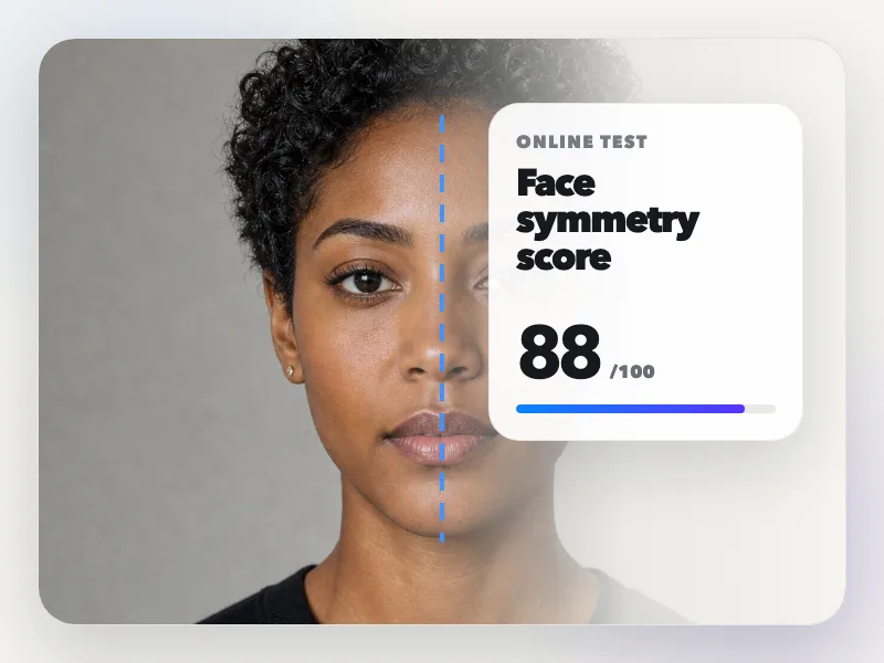 Test de simetría facial