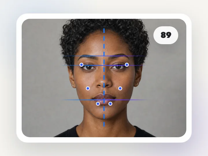 Ejemplo generado por Codex para test de simetría facial