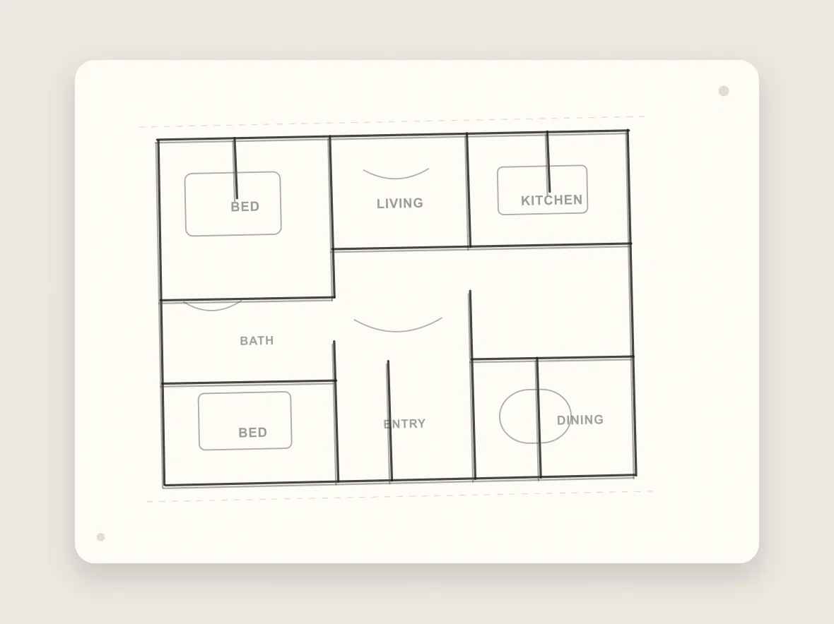 Floor plan AI floor plan creator house floor plans example | Hubvanta AI